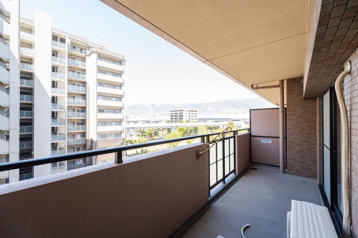 ライオンズマンション住吉川バルコニー