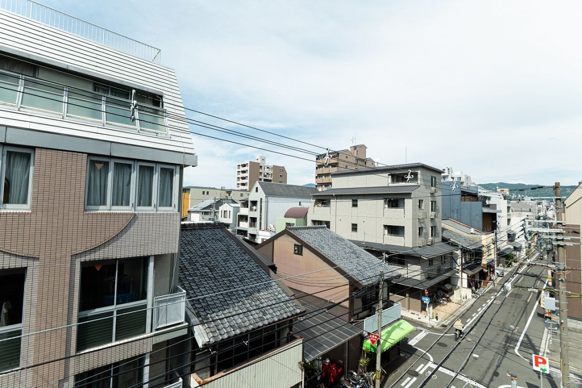 ライオンズマンション二条高倉バルコニー