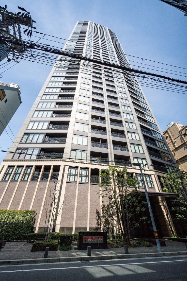 プラウドタワー北浜現地外観写真