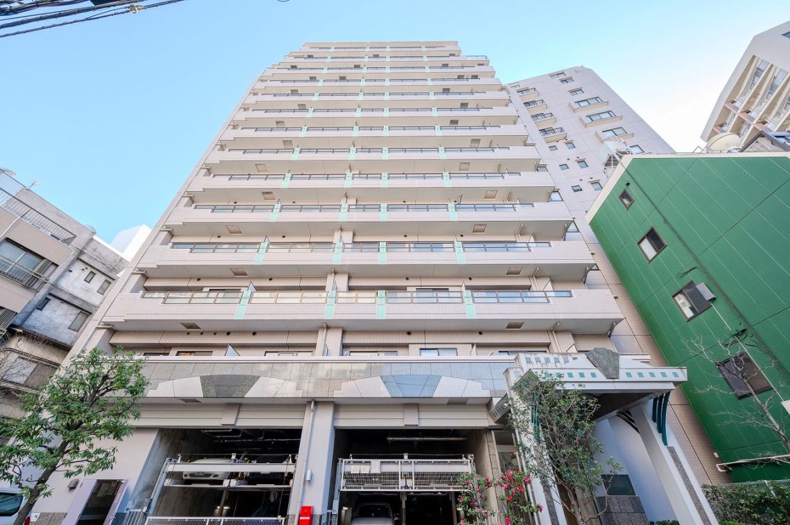 ライオンズマンション渋谷道玄坂現地外観写真