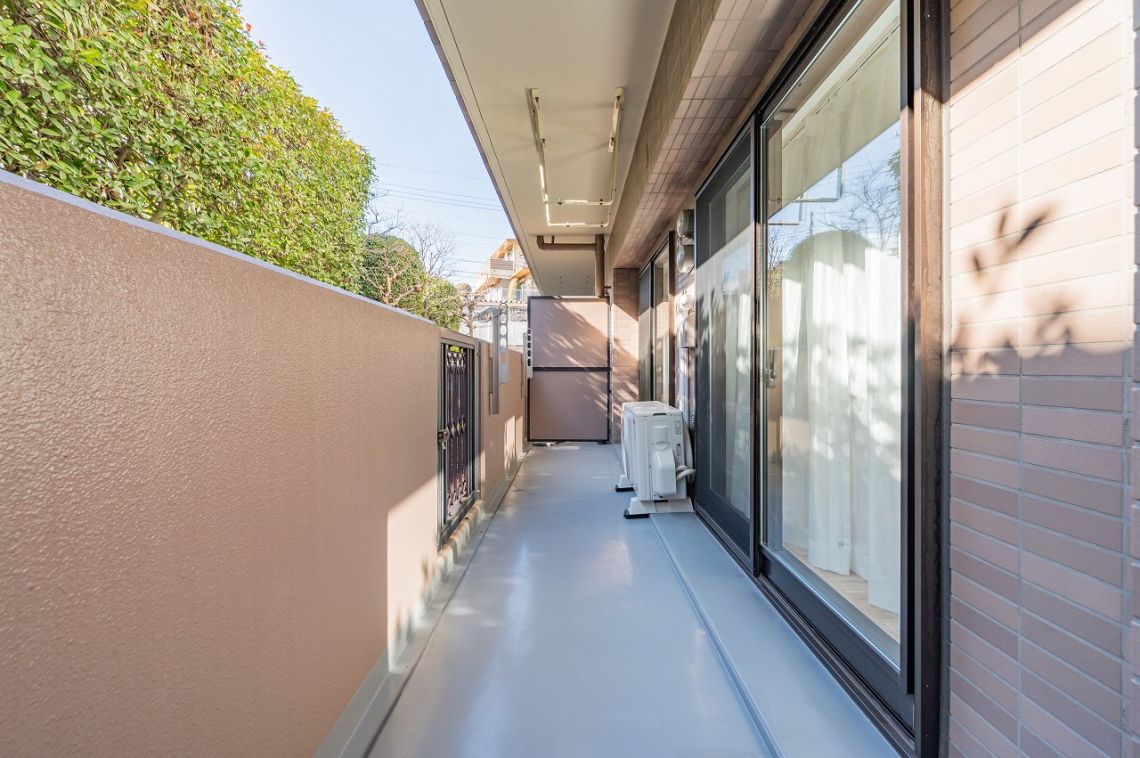 ライオンズヒルズ町田第二バルコニー