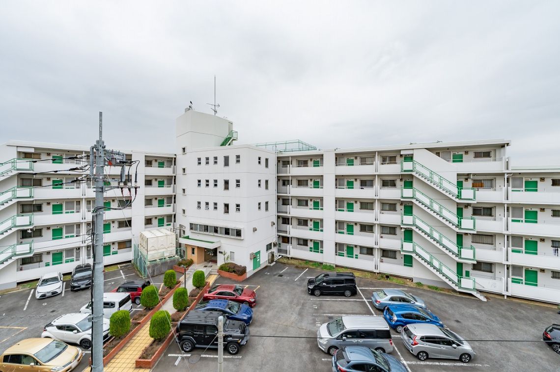 鶴見岸谷ハイツバルコニー