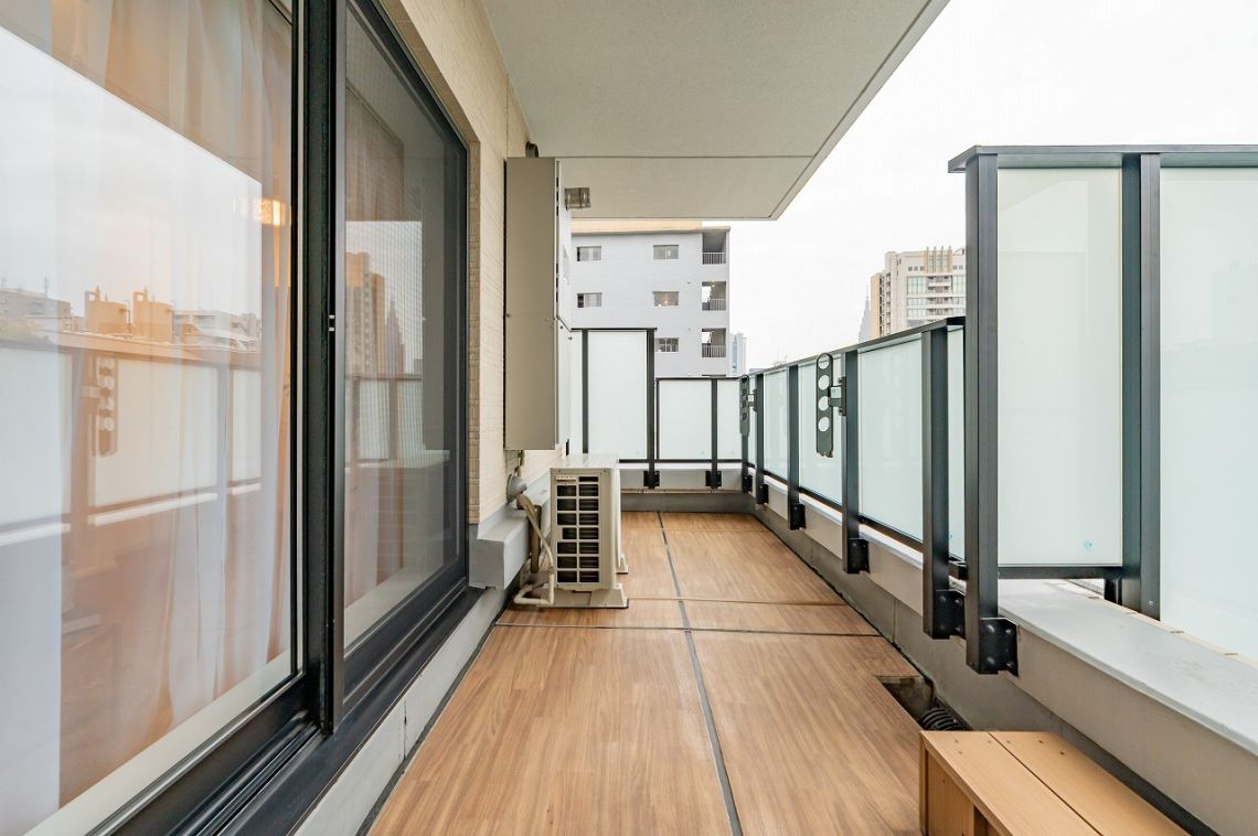 ザ・グランツ代々木参宮橋バルコニー