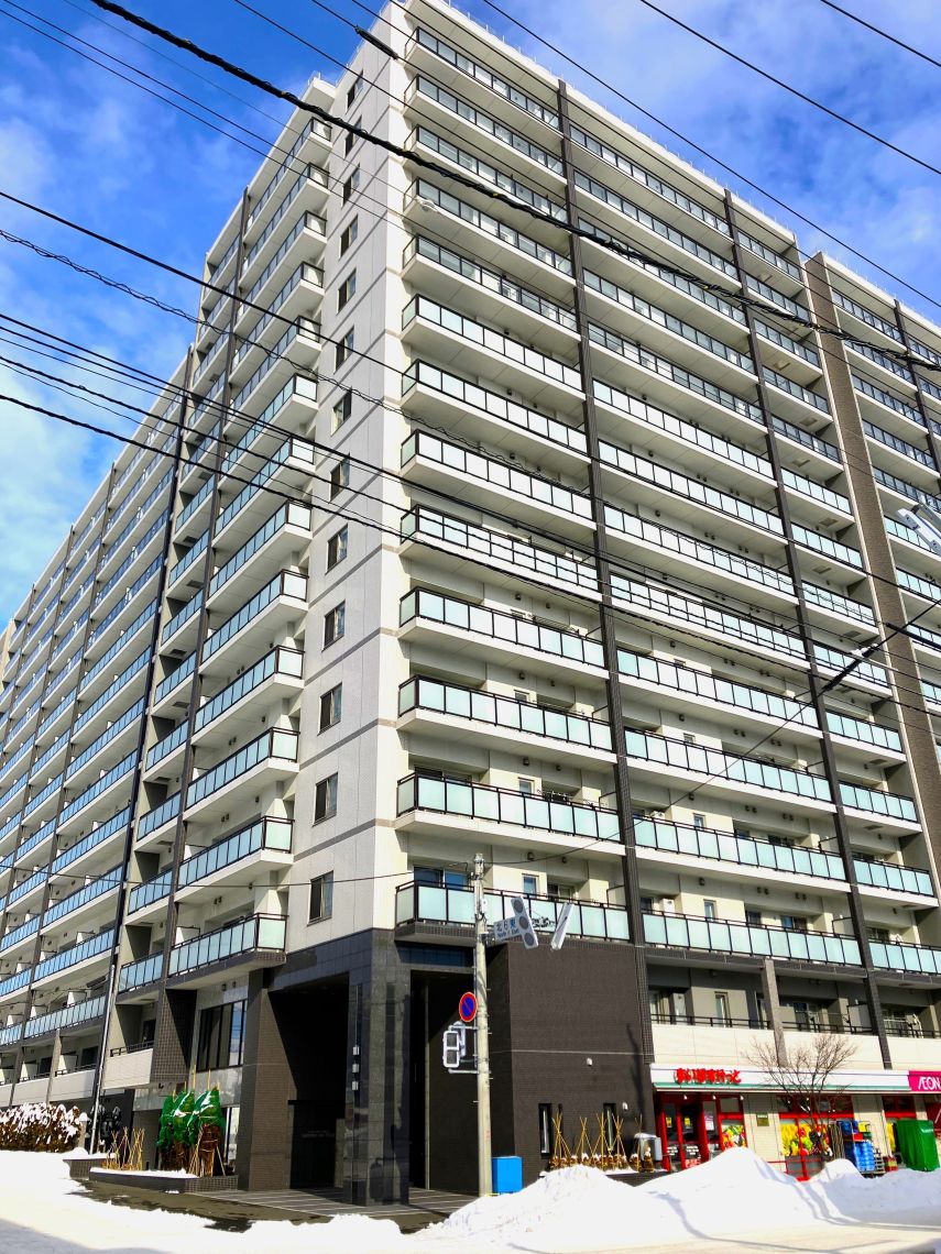 クリーンリバーフィネス札幌ミッドステージウエスト現地外観写真