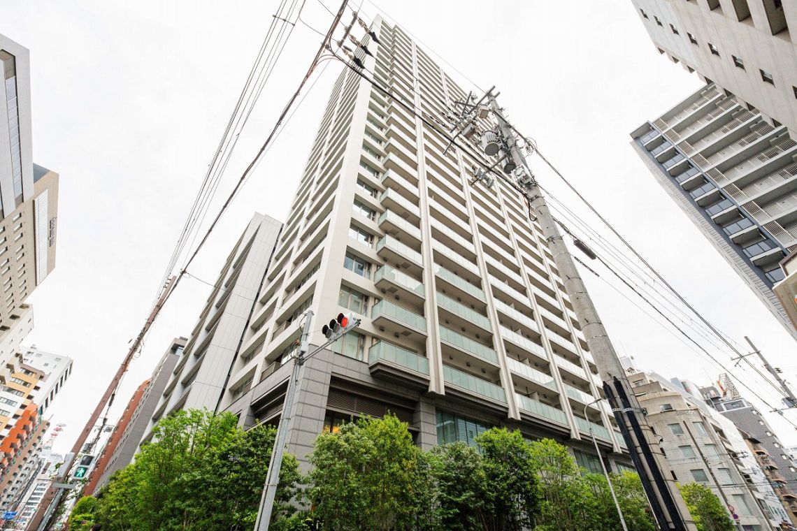 ウエリスタワー谷町四丁目現地外観写真