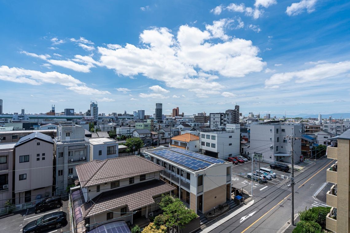 ライオンズマンション岩塚Ａ棟バルコニー