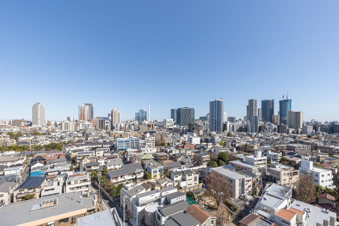 グランアビテ目白ステーションフロントバルコニー