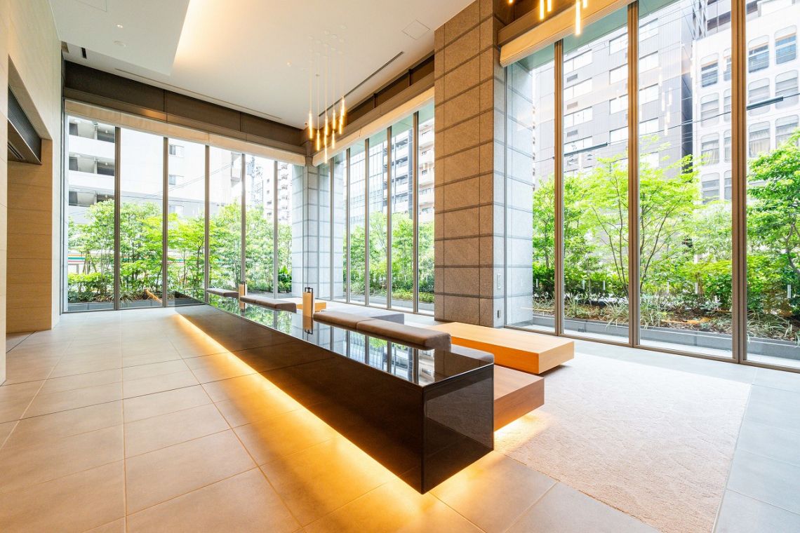 ウエリスタワー谷町四丁目ロビー