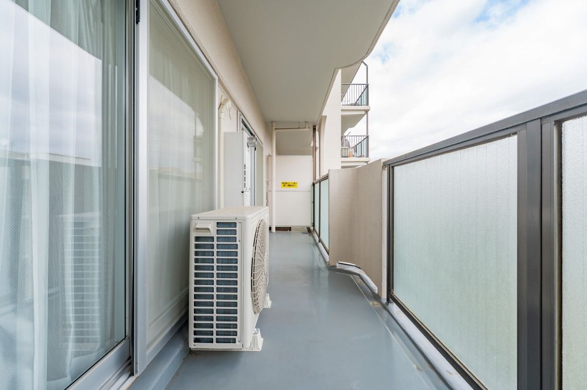 コーズ関町スカイハイツ２号棟バルコニー