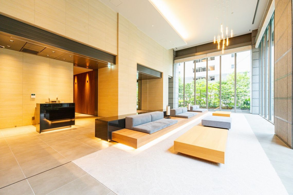 ウエリスタワー谷町四丁目ロビー