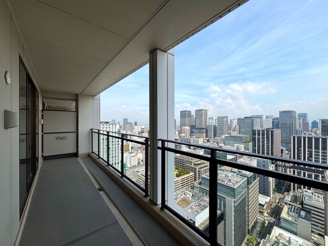 クラッシィタワー淀屋橋バルコニー