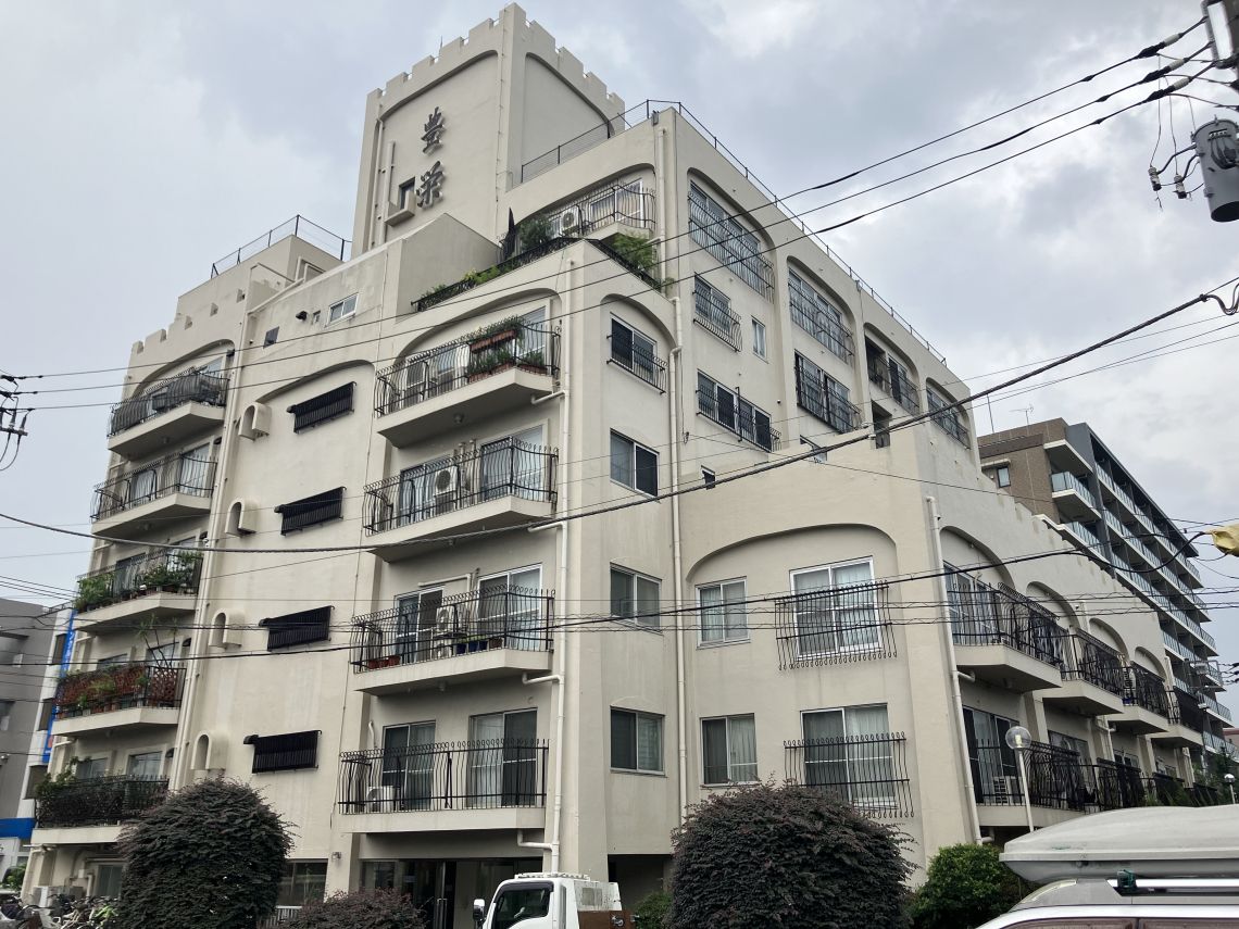 豊栄平町マンション現地外観写真