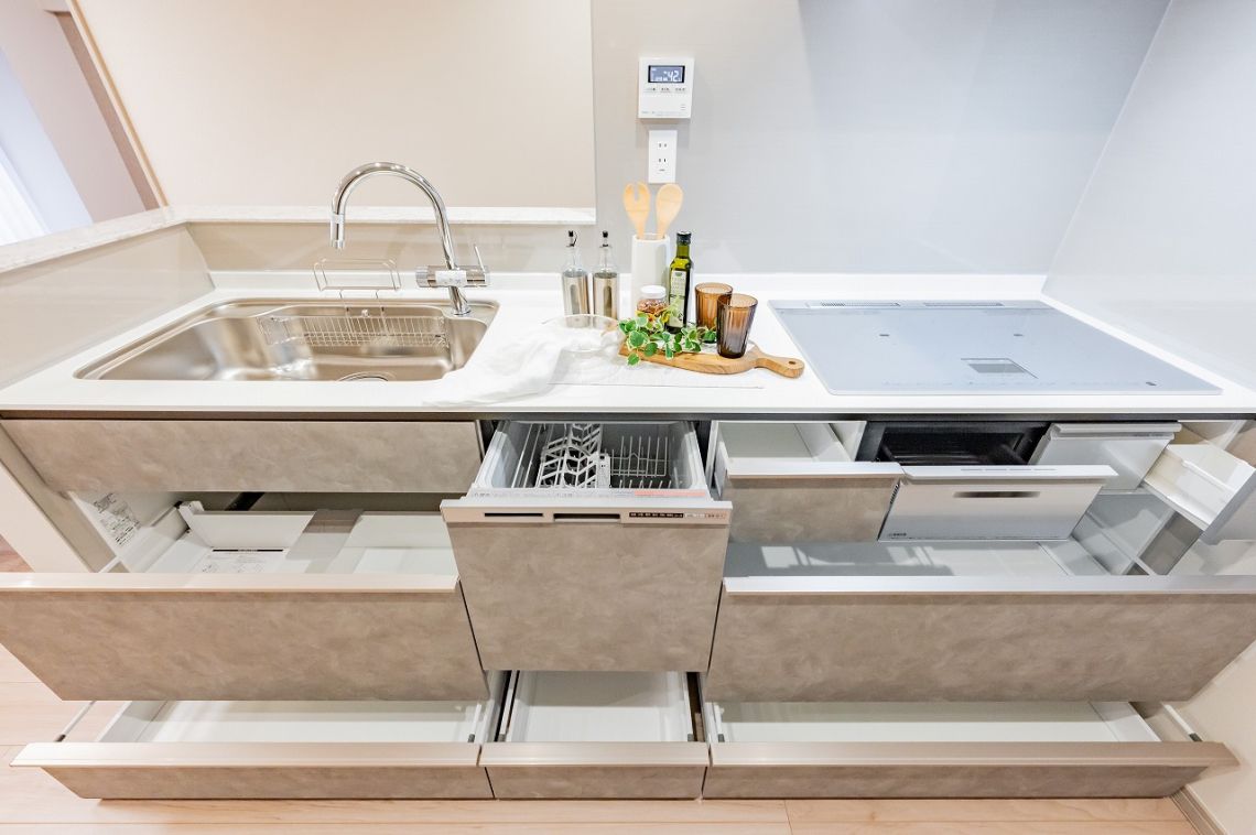 マートルコート麹町構造・工法・仕様：システムキッチン