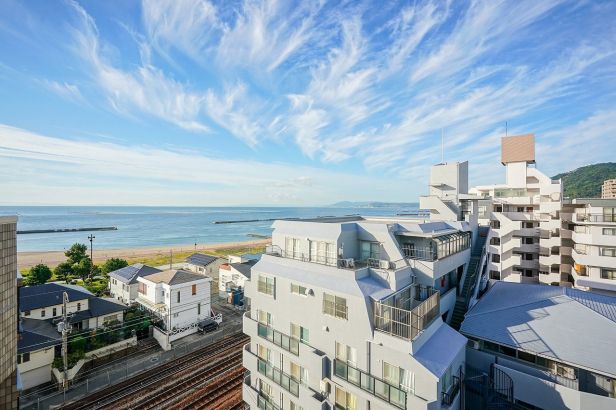 ライオンズマンション須磨マリンビューバルコニー