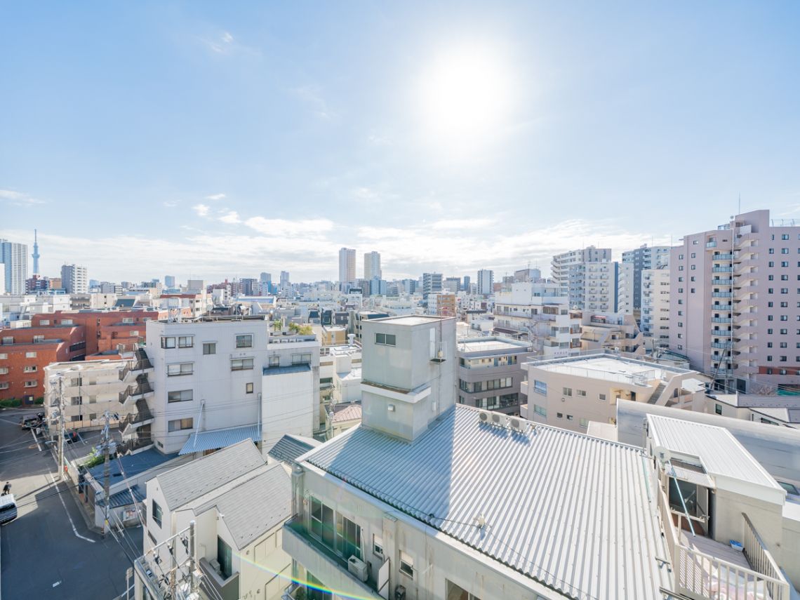 アドバンスクレール田端新町バルコニー