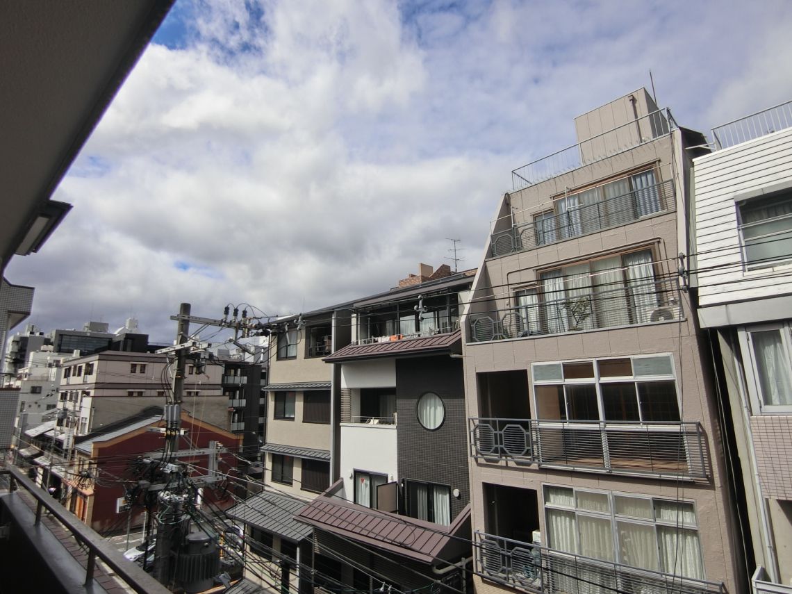 ライオンズマンション二条高倉バルコニー