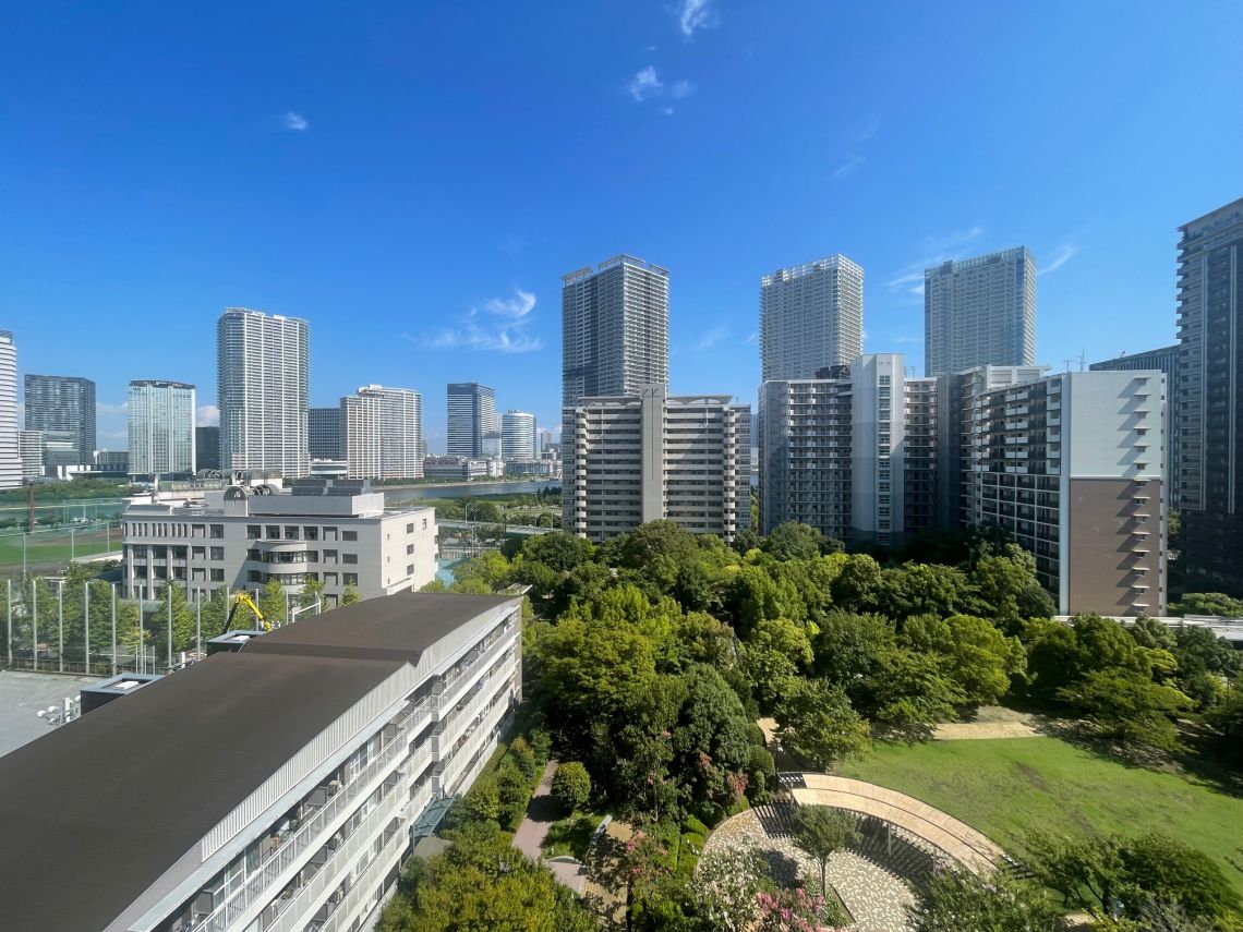 晴海アイランドトリトンスクエアビュータワーバルコニー
