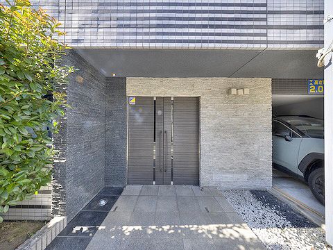 スパシエ新宿哲学堂公園エントランス