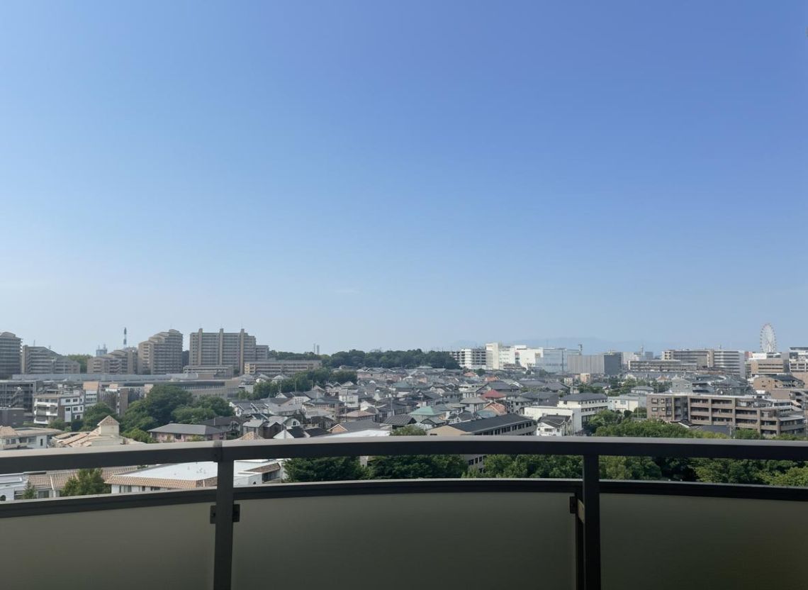 港北パークヒルズ壱番館バルコニー