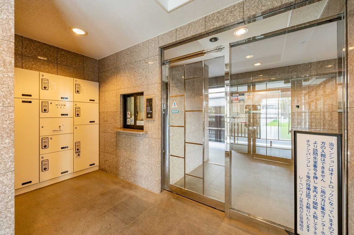 レーベンハイム赤羽西が丘構造・工法・仕様：風除室