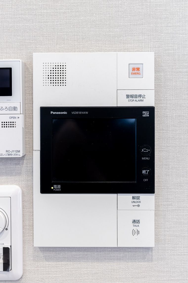 ライオンズマンション広尾南防犯設備：インターホン