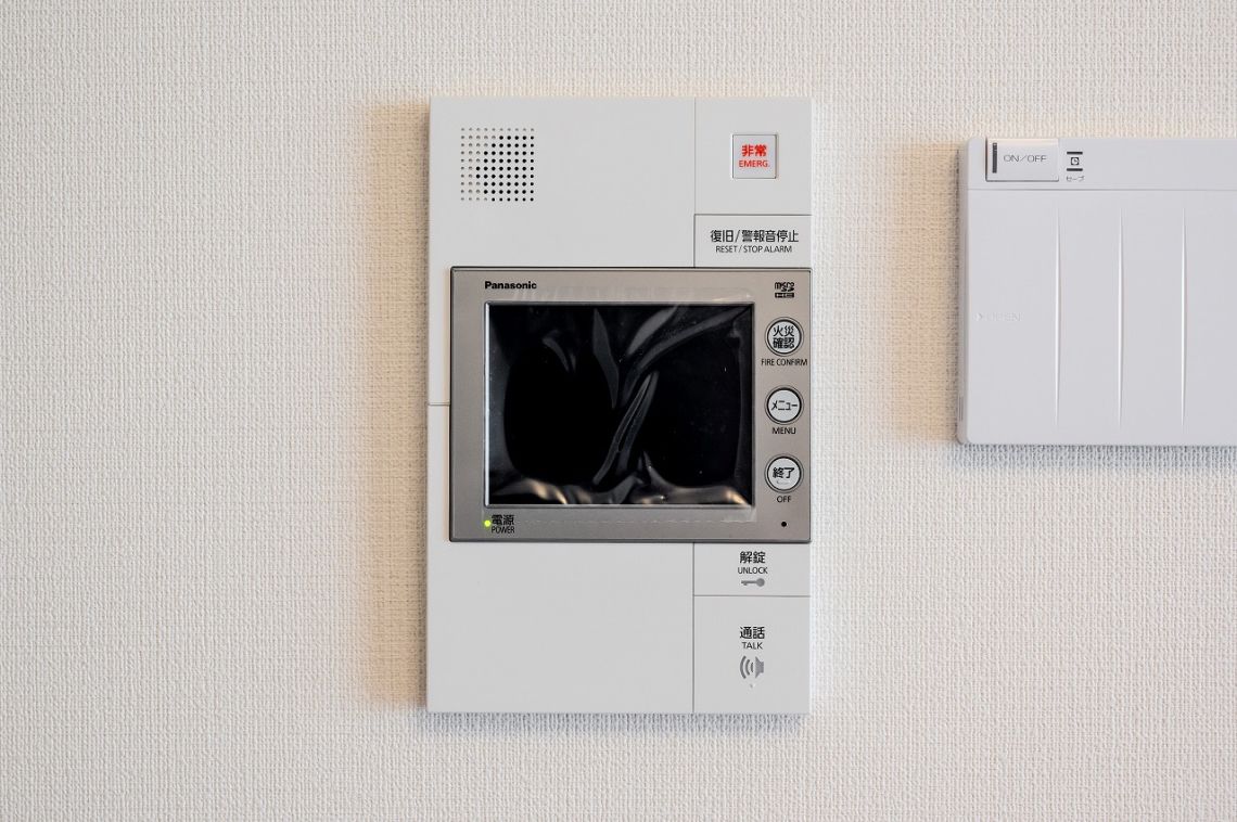 ライオンズマンション渋谷道玄坂防犯設備：モニター付きオートロック