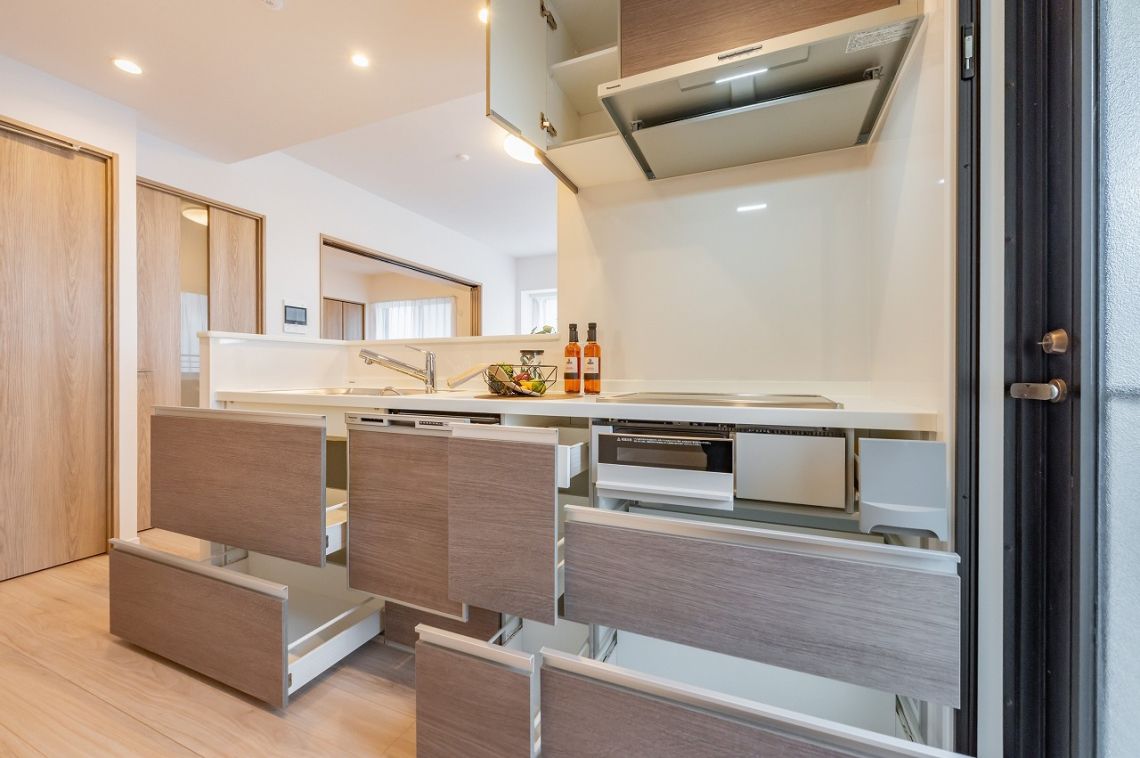 レクセルプラザ本川越その他設備：スライド式キャビネット