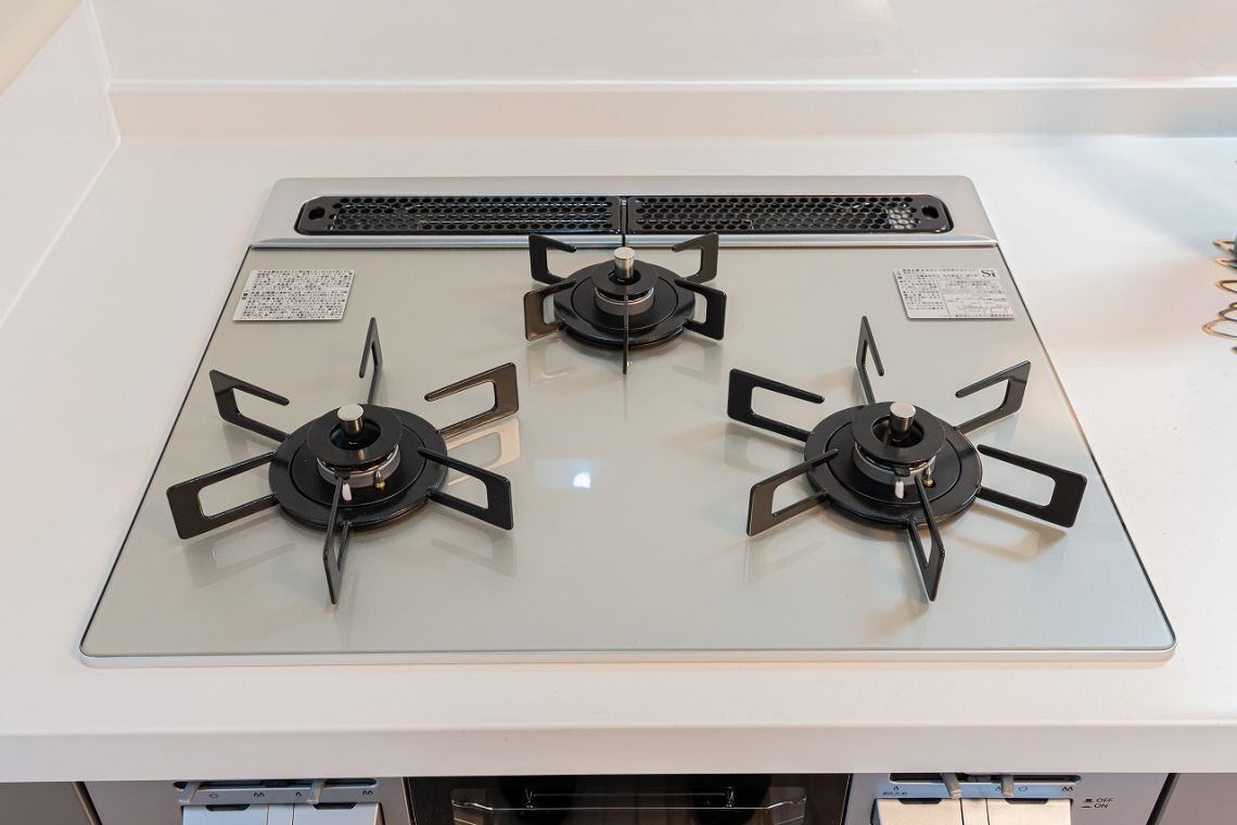 ライオンズマンション花見通第２その他設備：ガラストップコンロ