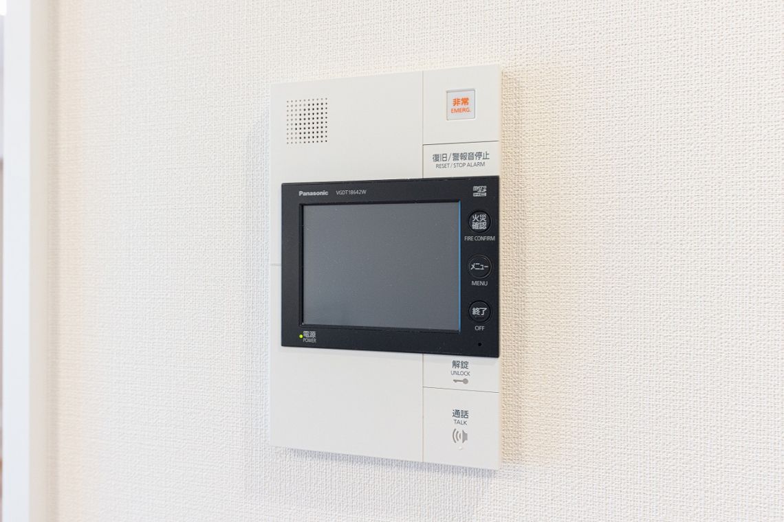 ライオンズマンション町田中町第２防犯設備：TVモニター付きインターホン