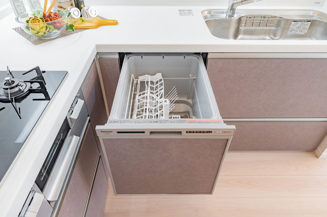川口パークタワーその他設備：ビルトイン食器洗乾燥機