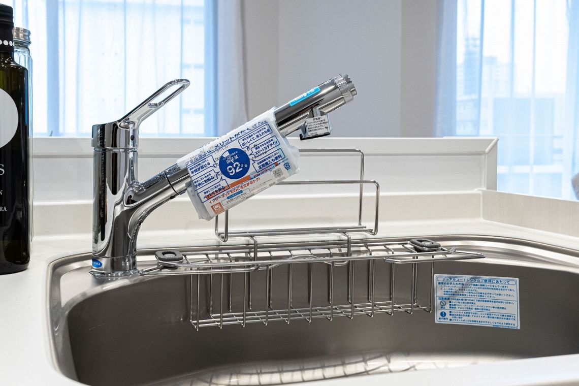 ライオンズマンション富士見町その他設備：浄水器一体型混合水栓