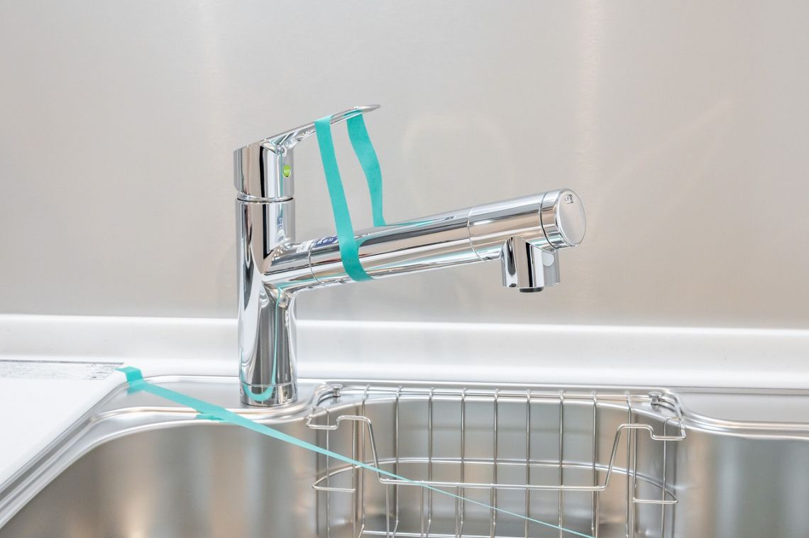 レーベンハイム赤羽西が丘発電・温水設備：浄水器一体型水栓