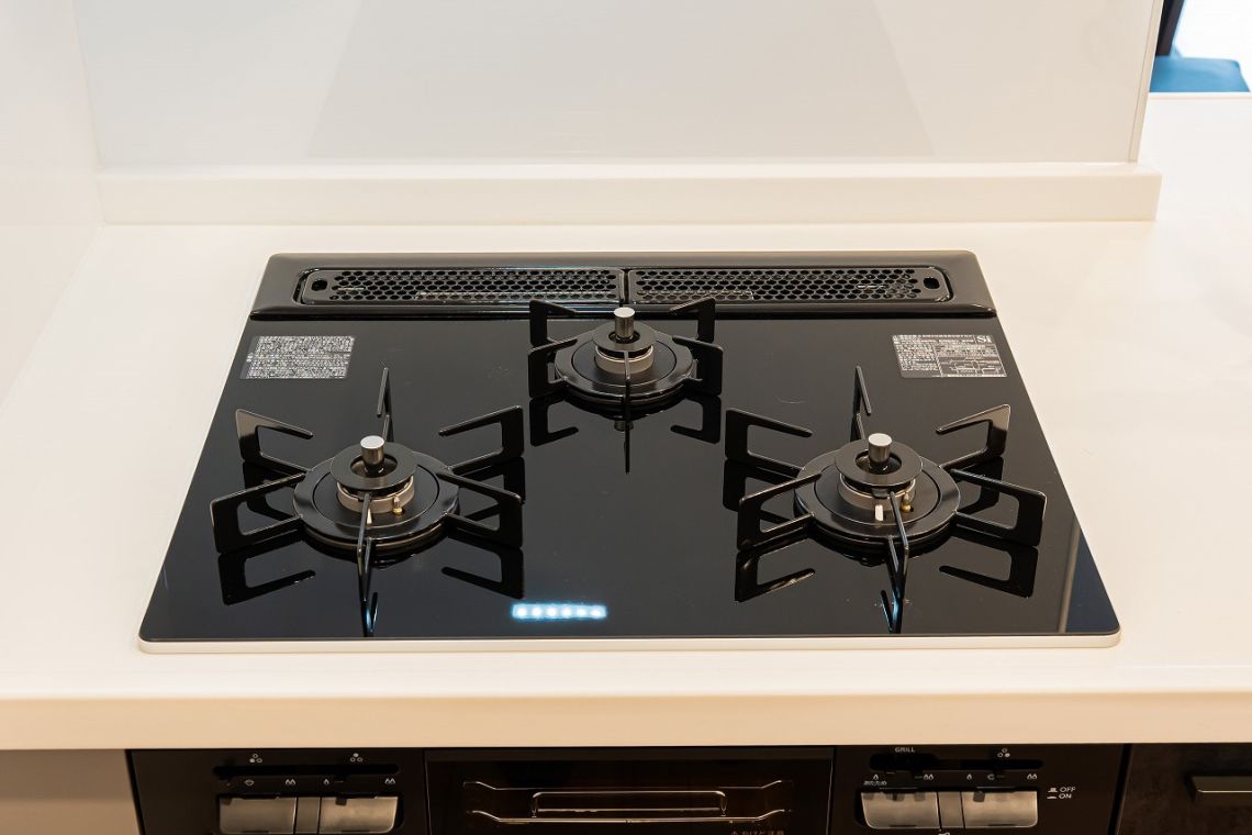 ライオンズマンション御器所その他設備：ガラストップコンロ（キッチン）