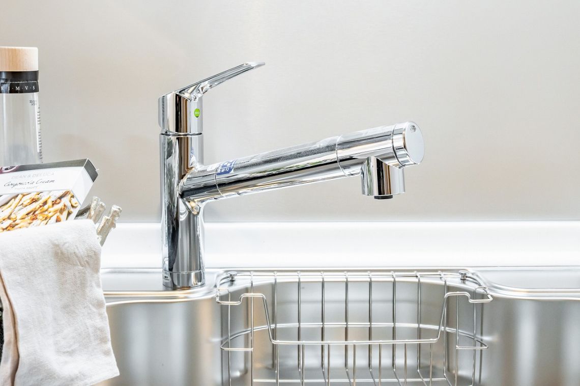 ライオンズマンション渋谷道玄坂その他設備：浄水器一体型水栓