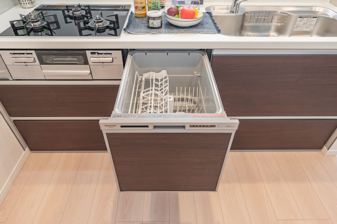 ライオンズマンション川越駅東発電・温水設備：ビルトイン食洗機