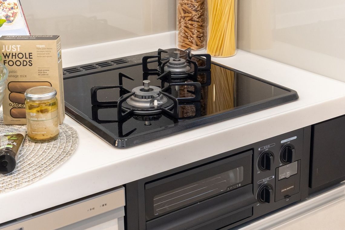 グランアビテ目白ステーションフロント発電・温水設備：ガスコンロ