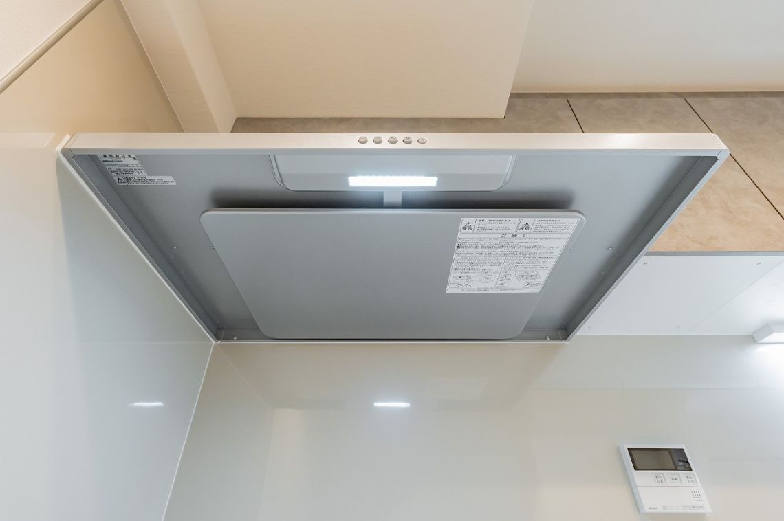 レーベンハイム常盤台冷暖房・空調設備：整流板付きレンジフード