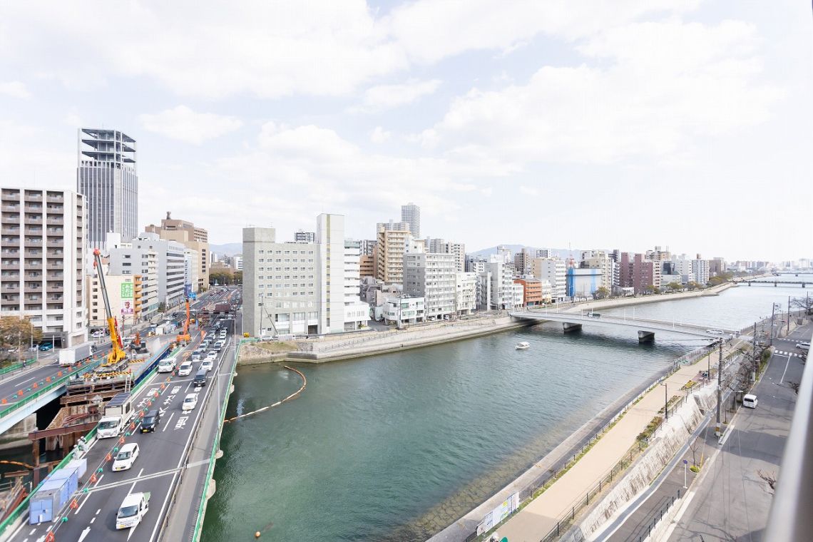 Ｄ´クラディア住吉リバーシーンバルコニー