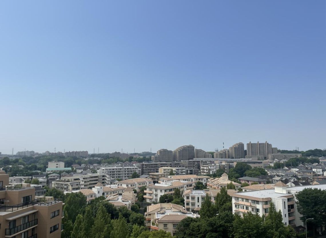 港北パークヒルズ壱番館バルコニー