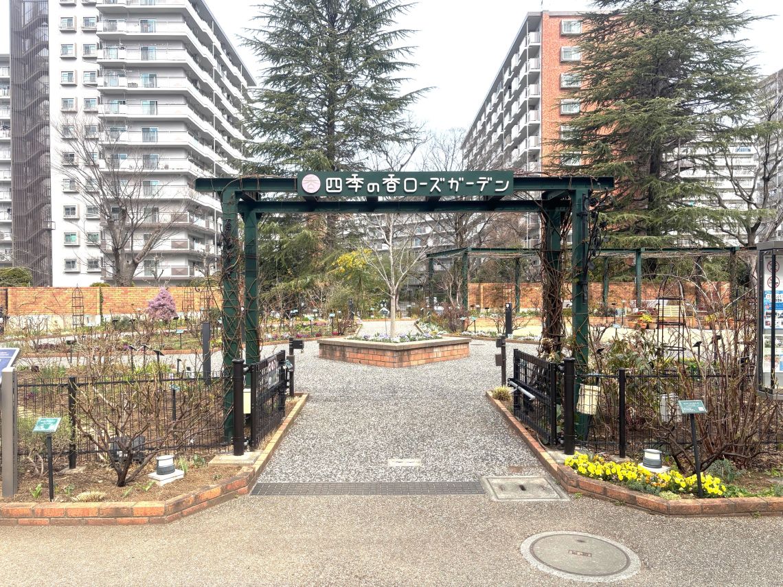 光が丘パークタウン公園南４号棟周辺の街並み