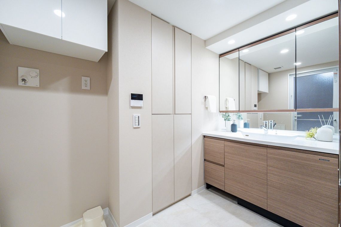 ウエリスタワー谷町四丁目洗面台・洗面所