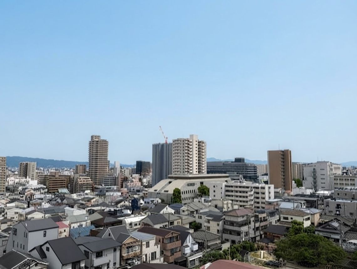 プラウド夕陽ヶ丘北山町バルコニー