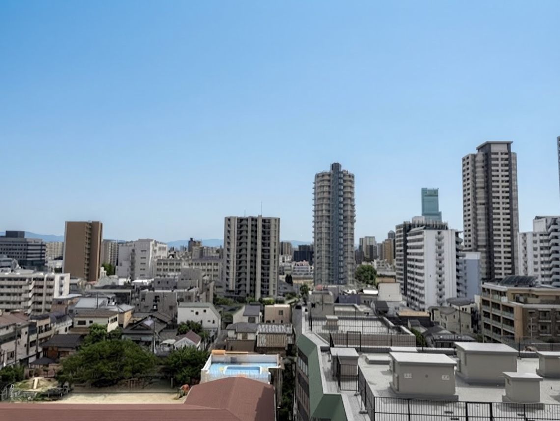 プラウド夕陽ヶ丘北山町バルコニー
