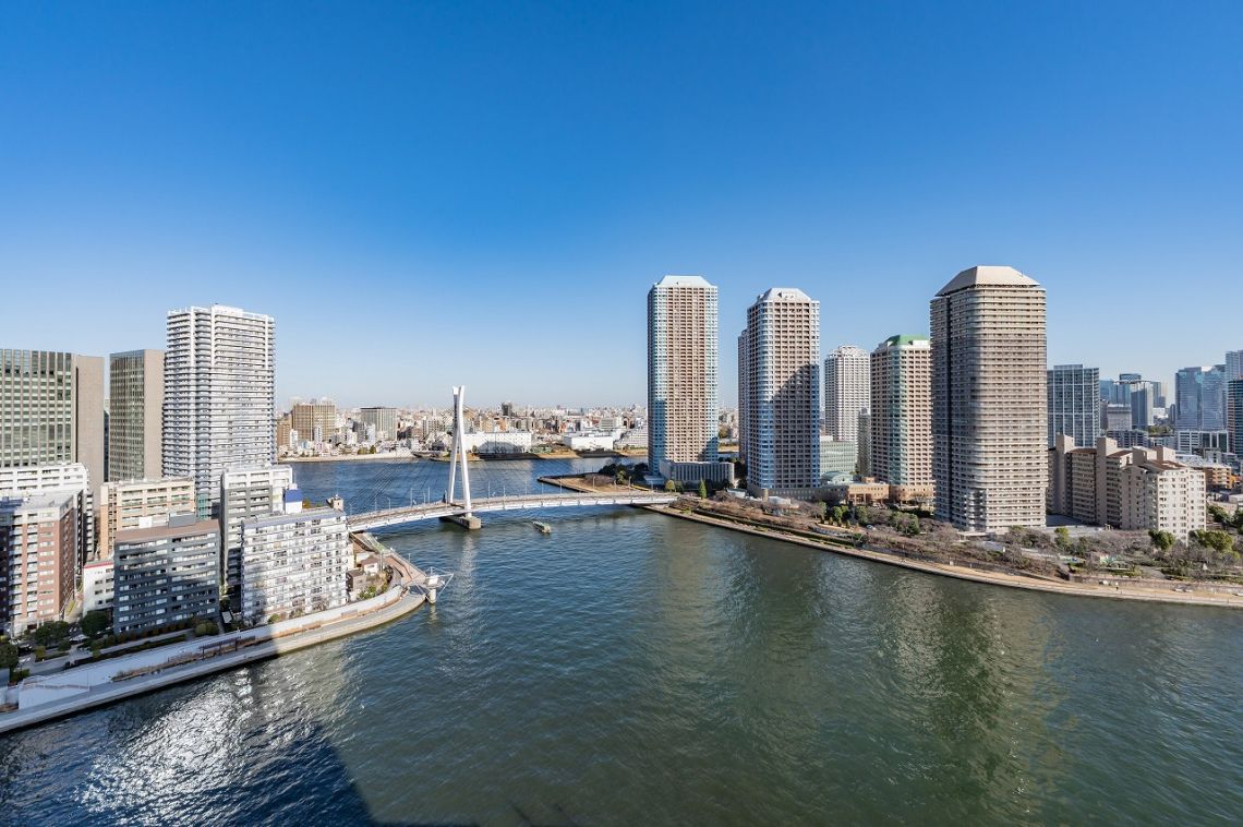 パークシティ中央湊　ザ　タワーバルコニー