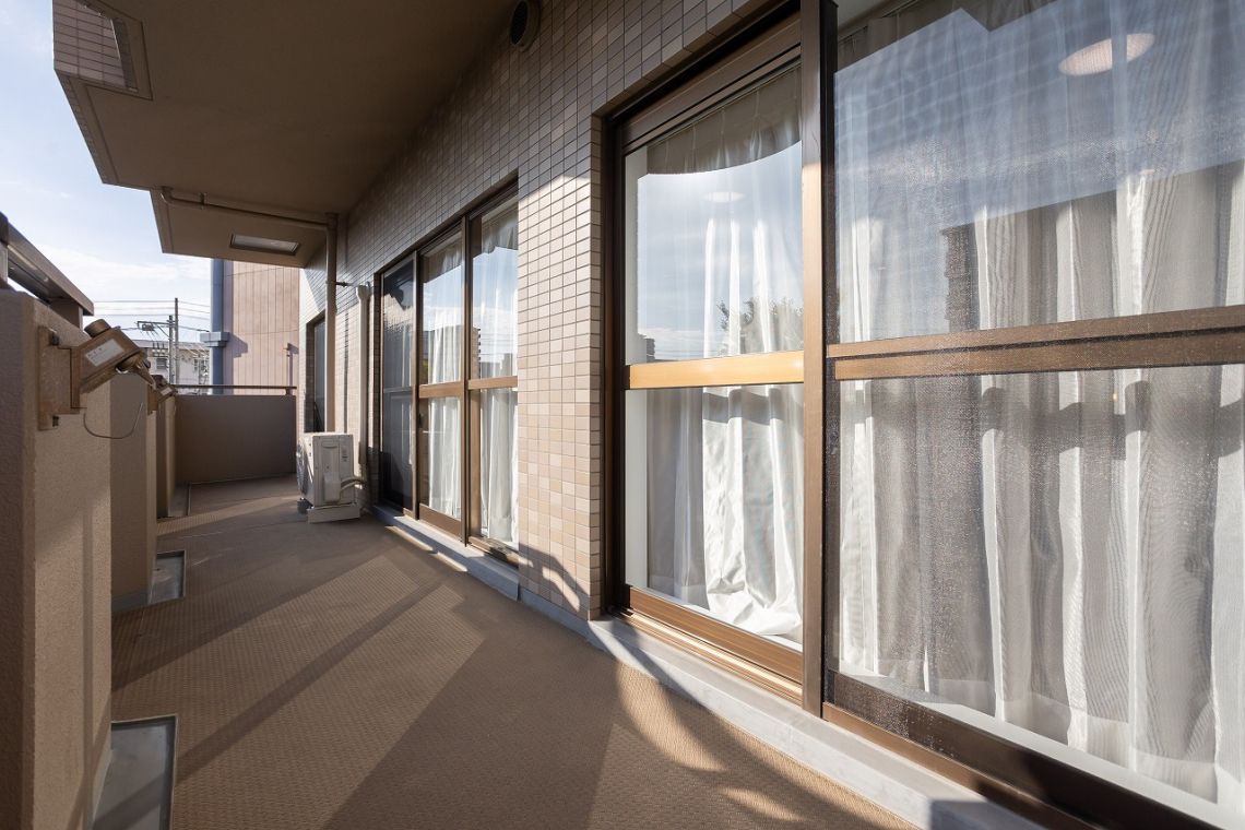 サーパス南千田橋バルコニー