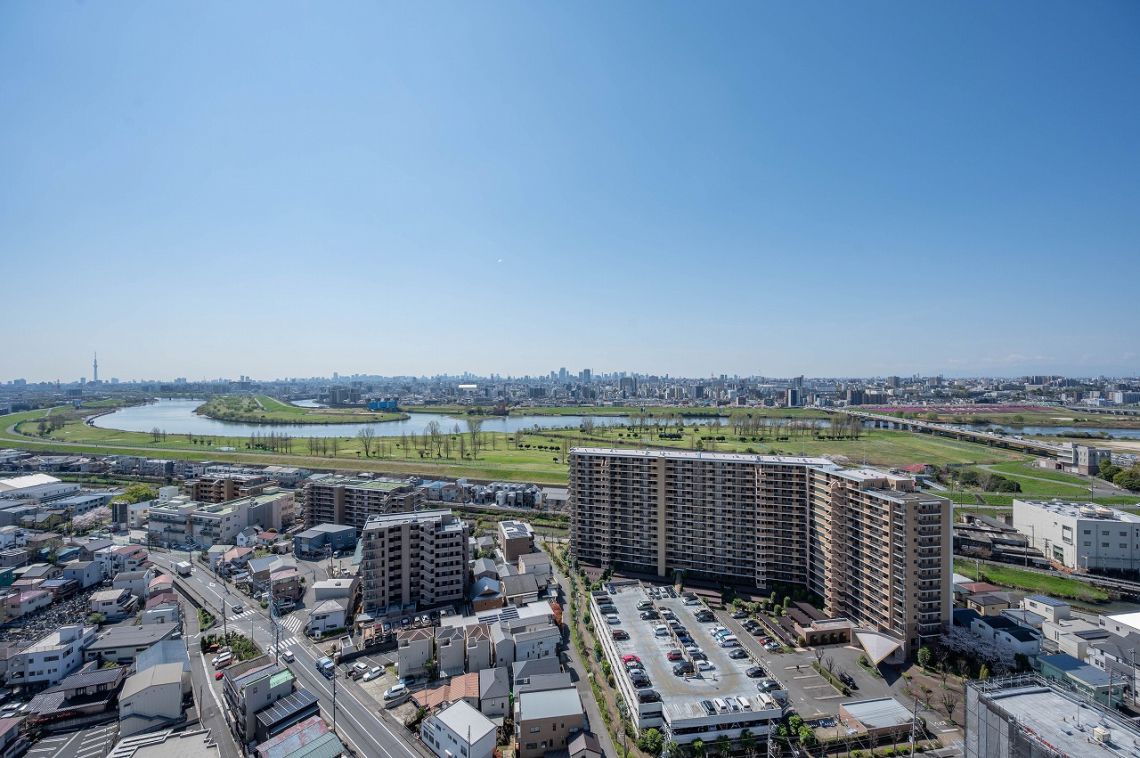 エルザタワー３２バルコニー