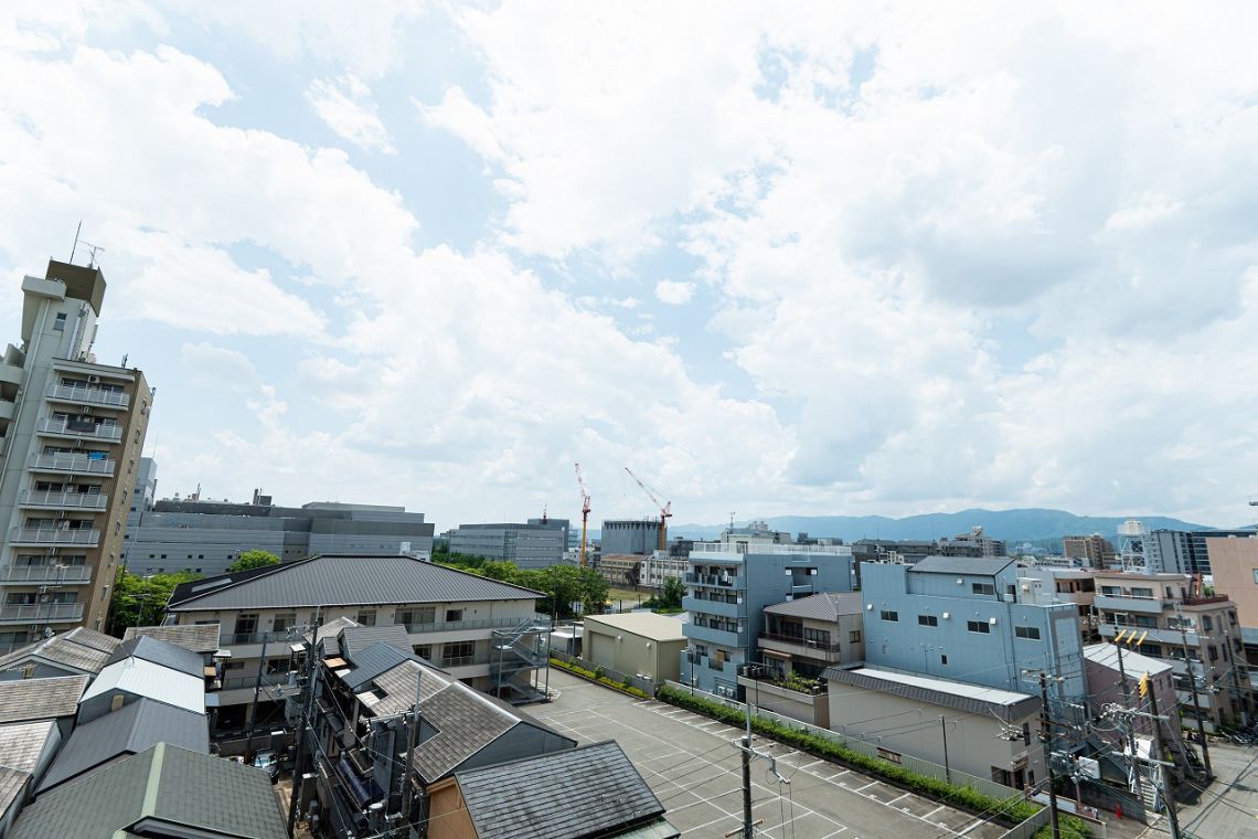ライオンズマンション西院バルコニー