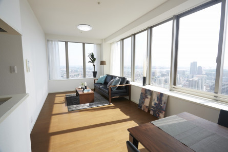 バルコニーや窓から見える眺望が圧巻